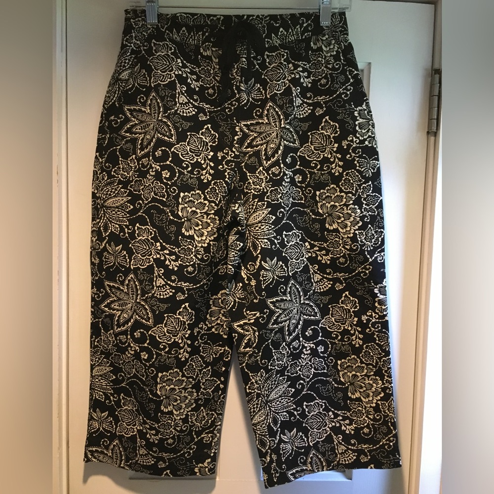 Jones New York Sport Petite Cropped Print Pant